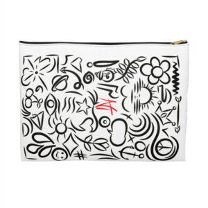 Artistic Accessory Pouch - Stylish Storage for Travel, Makeup, Gifts, Organizer, Boho Chic