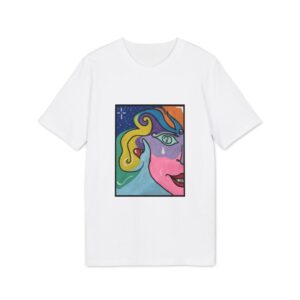 Half-face Line Art T-Shirt Unisex