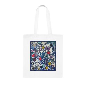 Abstract design Cotton Tote bag