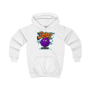Bomby Graffiti Kids Hoodie, Children's Sweatshirt, Street Art Pullover, Youth Hooded Jumper, Urban Style Outerwear, Cool Kid Clothing