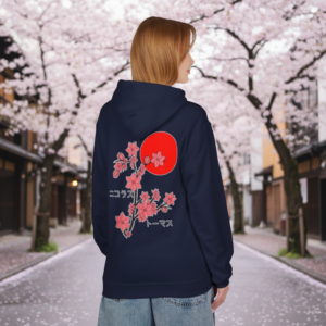 Cherry Blossom Japanese Sakura Hoodie – Floral Streetwear