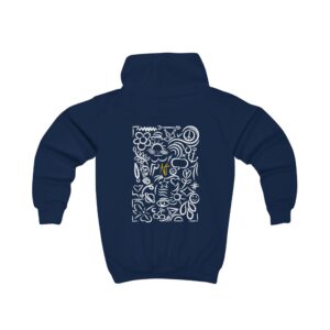 Doodles Kids Hoodie — Playful Doodle Print Hoodie for Children